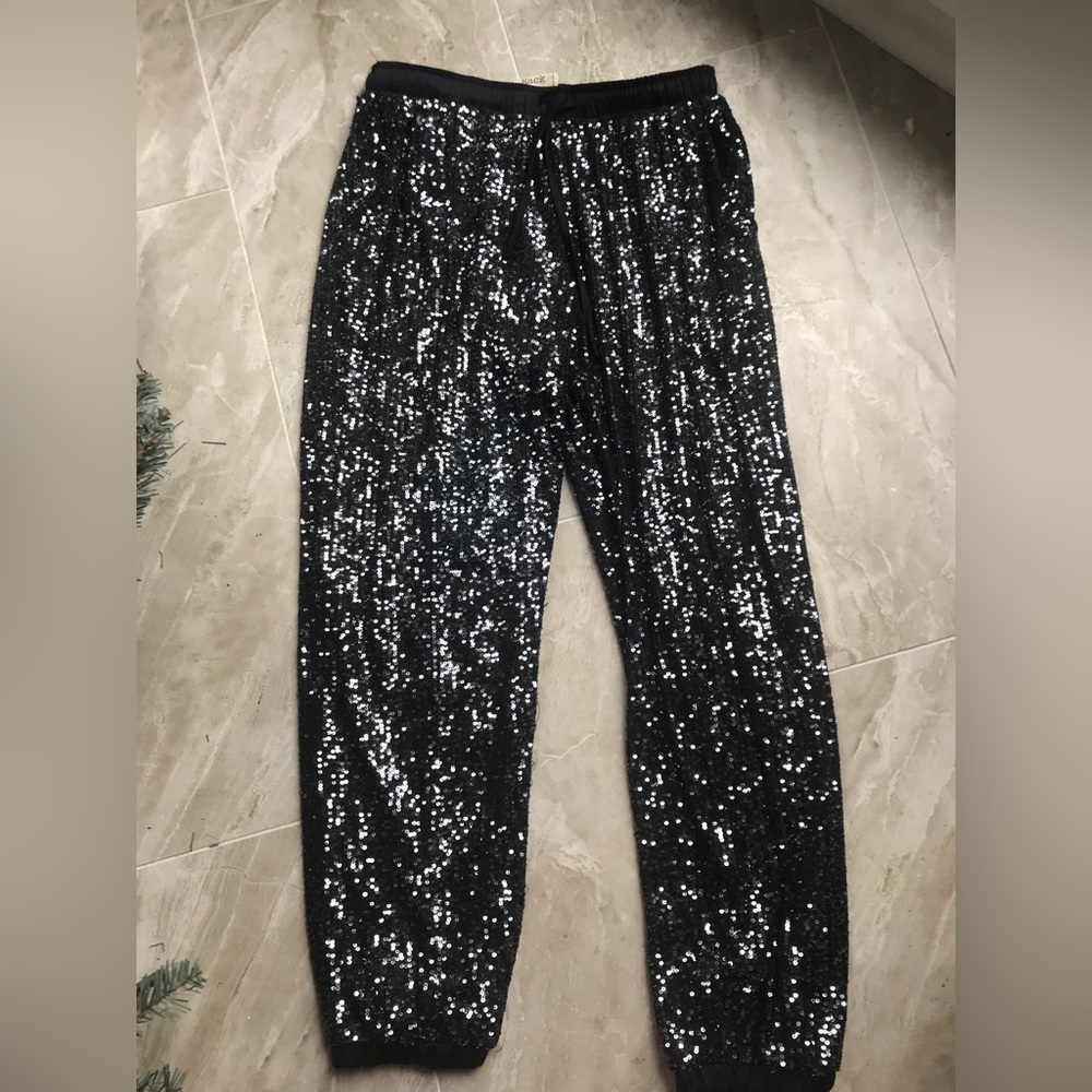 Sequin Joggers